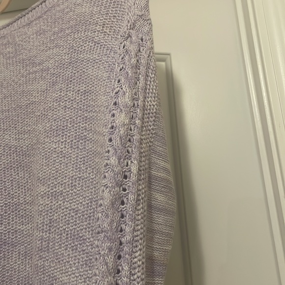 Lilly Pulitzer purple crochet sweater size XS - Picture 5 of 6